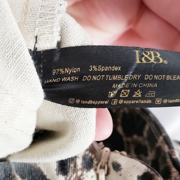 On The Prowl Leopard Print Bell Bottom Jeans - Picture 6 of 6